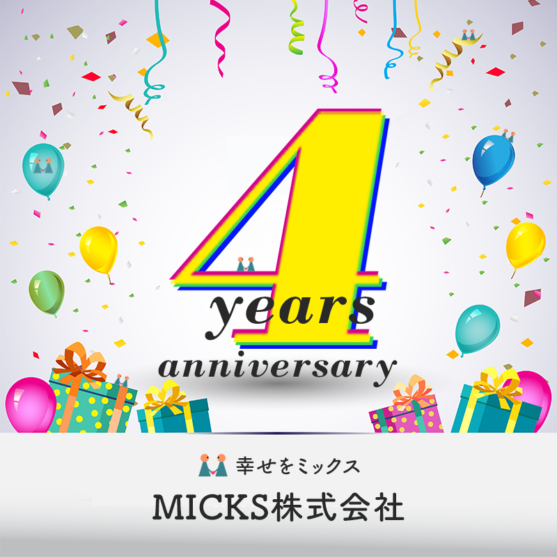 MICKS株式会社の社内行事（創立記念日）