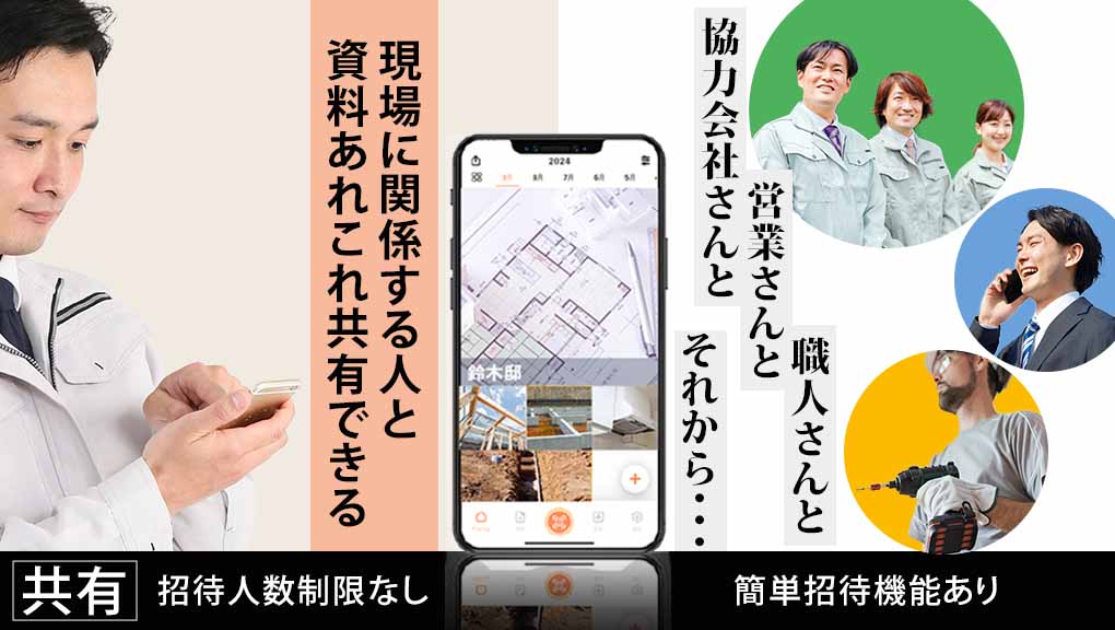 現場に関わる人たち全員と同じ資料を共有